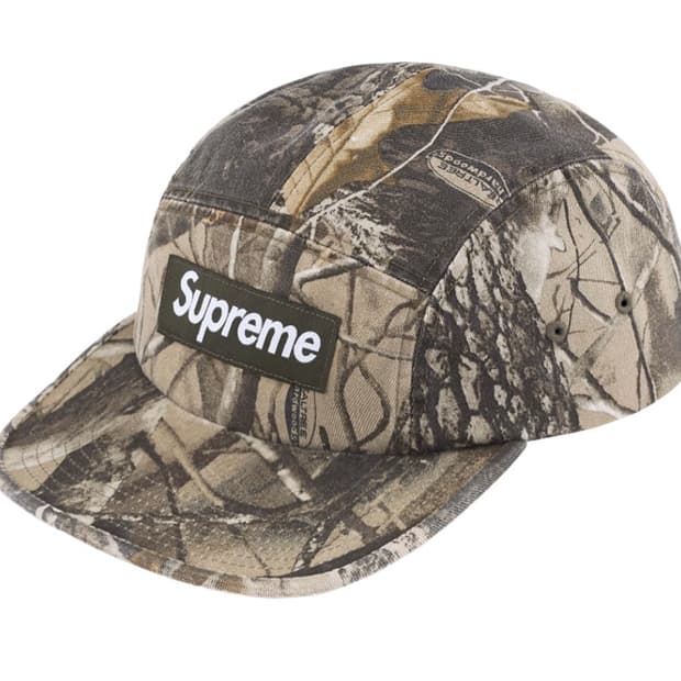 슈프림 캠프캡 리얼트리 하드우즈 카모 - 25SS