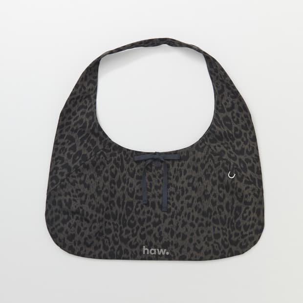 해브어웨일 레오파드 패턴 에코백
