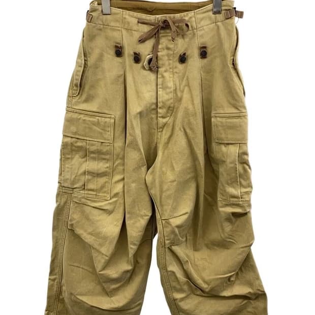 캐피탈 헤비 드릴 점보 카고 팬츠 베이지