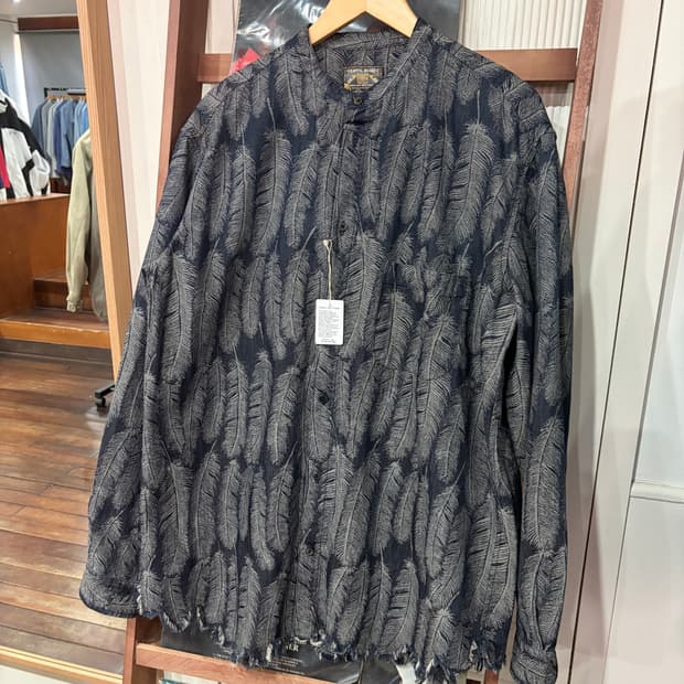 캐피탈 맥파이 데님 스탠드 셔츠 다크 인디고 4사이즈