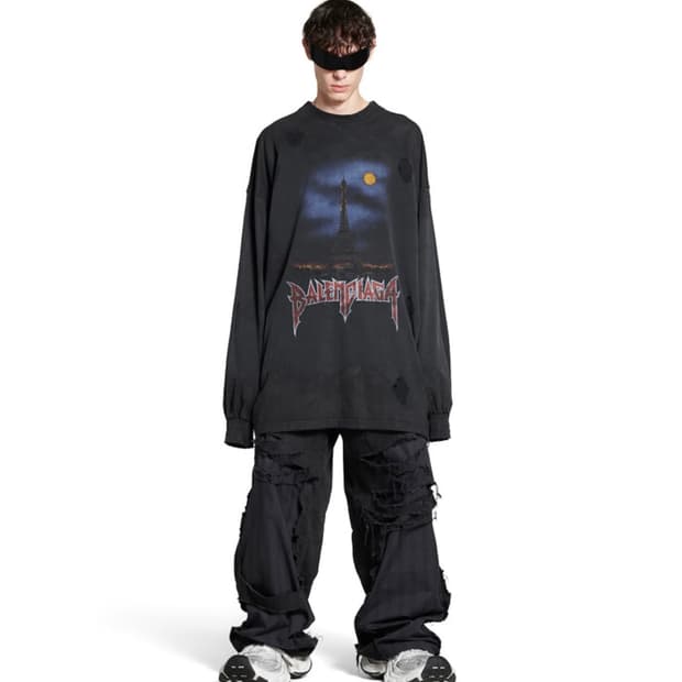 발렌시아가 파리스 문 더블 프론트 롱 슬리브