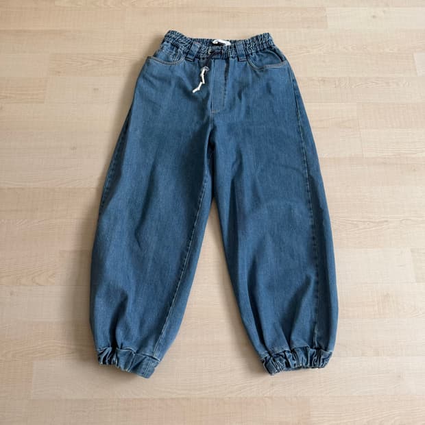 Sunnei 밴딩 조거 데님팬츠