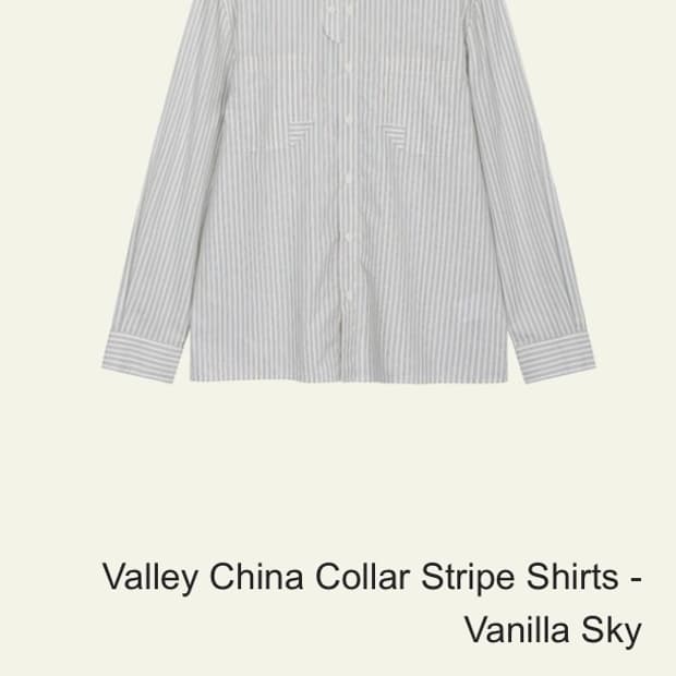 웨이비니스 차이나카라 셔츠 2사이즈