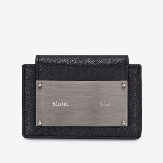 마뗑킴 아코디언 블랙 지갑