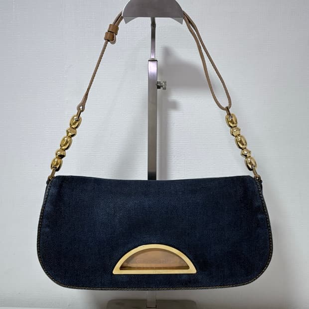디올 데님 마리스 숄더백