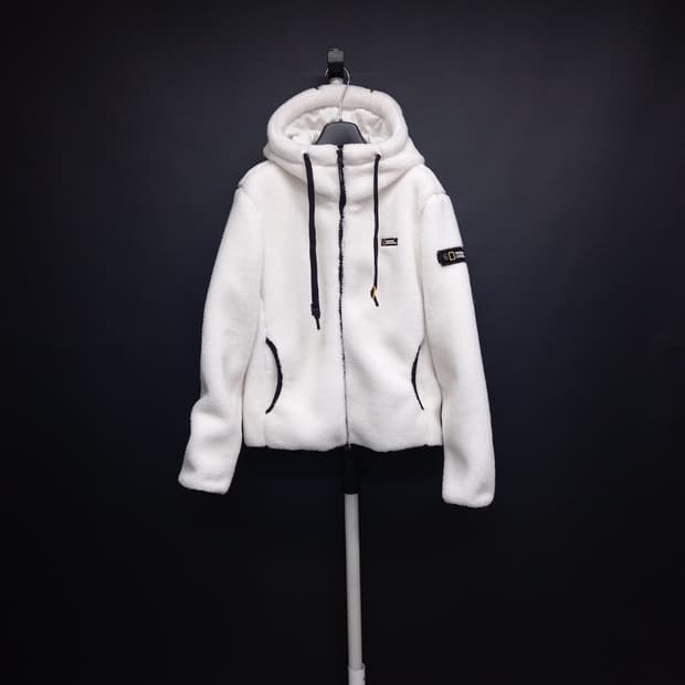 내셔널지오그래픽 춘추동 비숑부클 후드점퍼 55.66