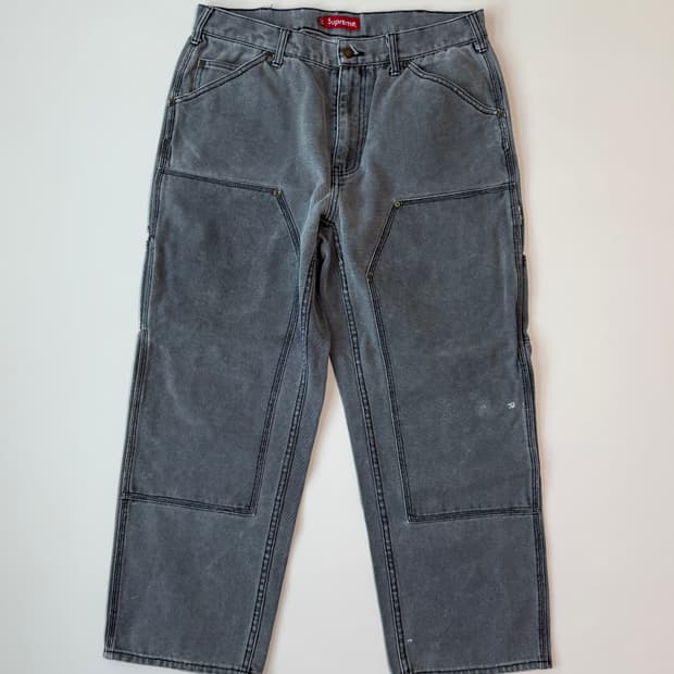 슈프림 더블니 그레이