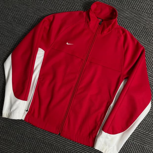 00s 나이키 올드스쿨 배색 박시핏 트랙탑 져지y 3753