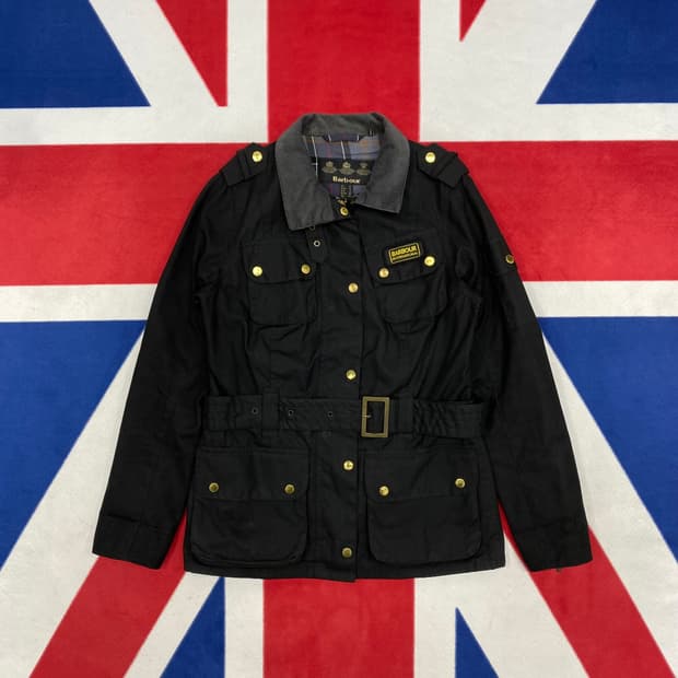 바버 인터내셔널자켓 여성36 실측 55