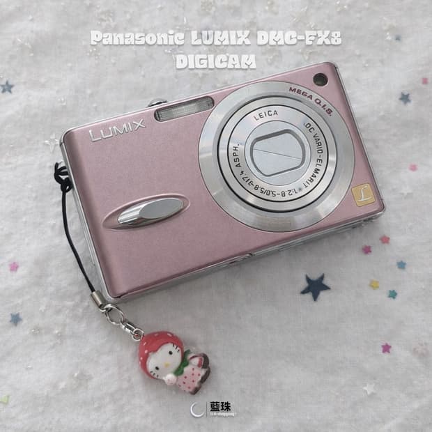 파나소닉 루믹스 DMC-FX8 빈티지 디카 핑크