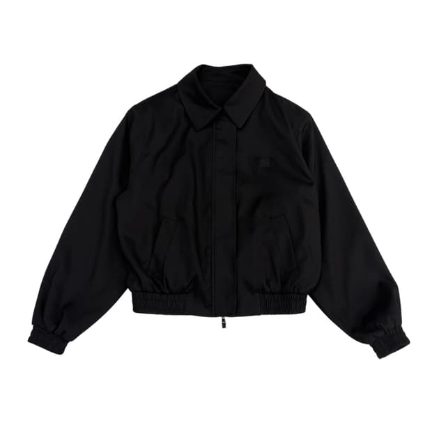 배드블러드 자수 로고 블루종 자켓