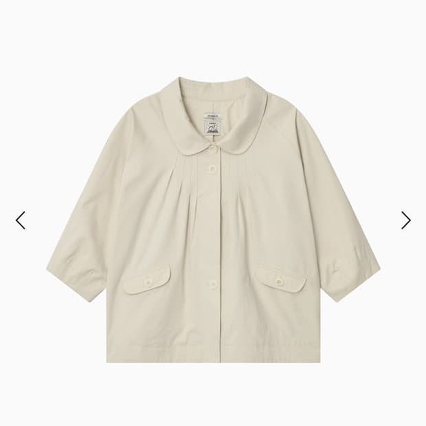 오헤시오 라운드 카라 자켓 베이지 새상품! (26ss)