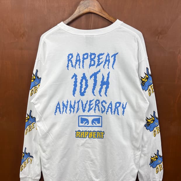 오베이x랩비트 10주년 멀티로고 롱슬리브