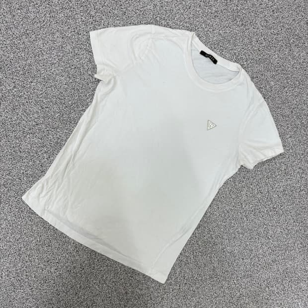 실측확인 게스 여성 반팔 티셔츠 0420J