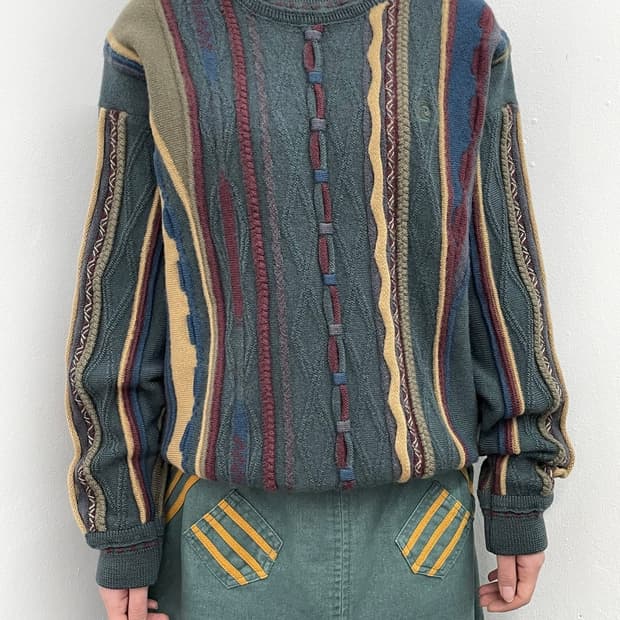 피에르가르뎅 케이블 니트