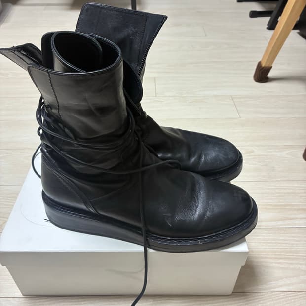 앤드뮐미스터 백레이스 부츠 44