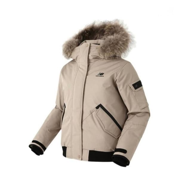 M) 뉴발란스 덕다운 패딩점퍼 봄버자켓