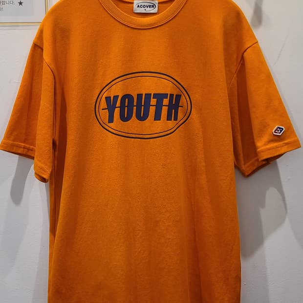 YOUTH  라운드 반팔 티셔츠 