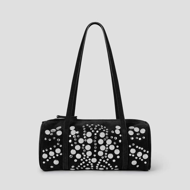 기마구아스 Sofia 스터드 백/블랙 스웨이드