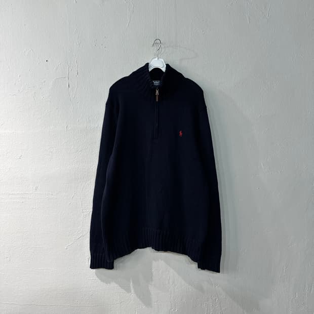 폴로랄프로렌 반집업 니트 105