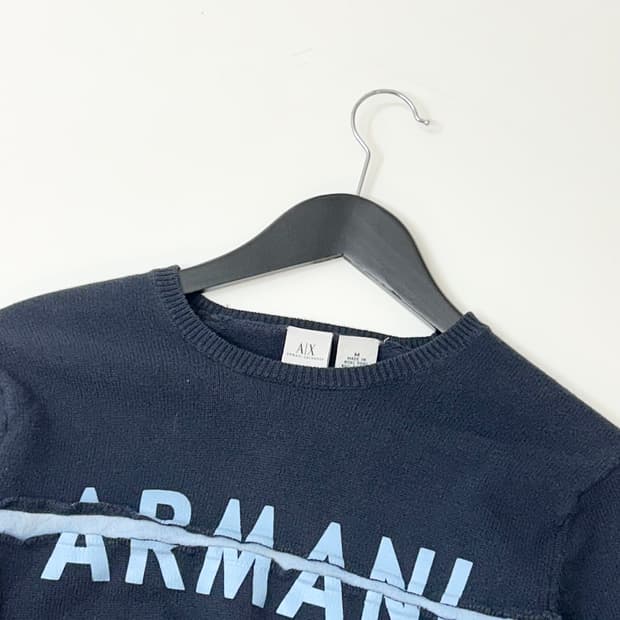 Armani Exchange 아르마니 익스체인지 데미지드 니트