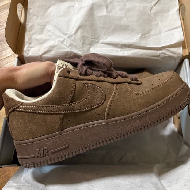 [W275] 1회착 나이키 카카오포스 에어포스 우먼스 카카오 와우