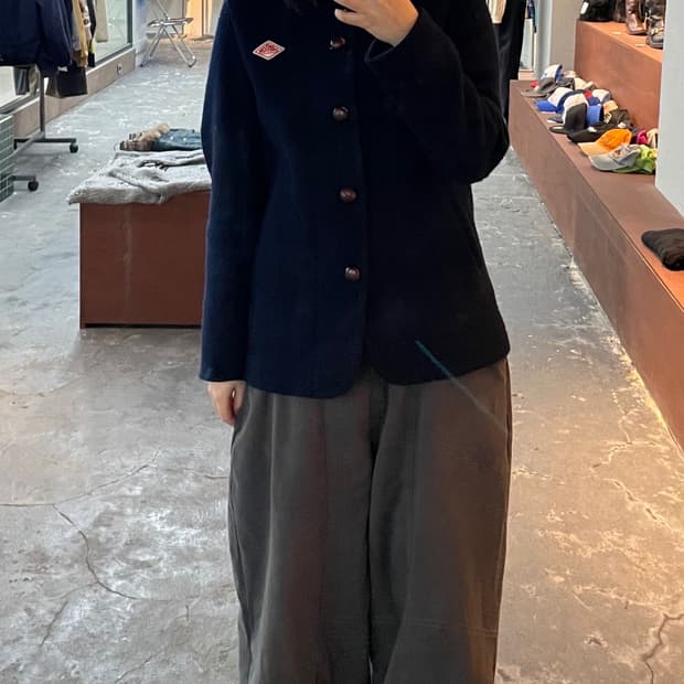 단톤 울 네이비 자켓 H821