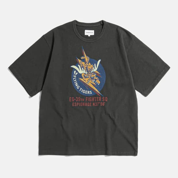 [에스피오나지] Flying Tigers Heavyweight Tee블랙