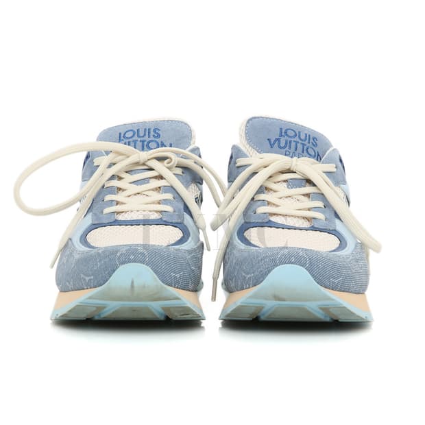루이비통 런어웨이 데님 스니커즈 스케이트 트레이너 운동화