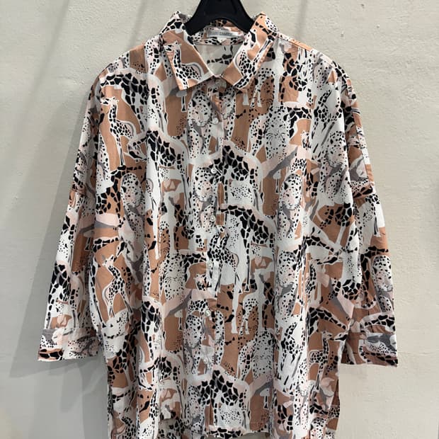 japan vintage 7부 언발셔츠