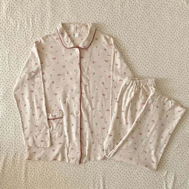 핀터레스트 잔꽃 파자마