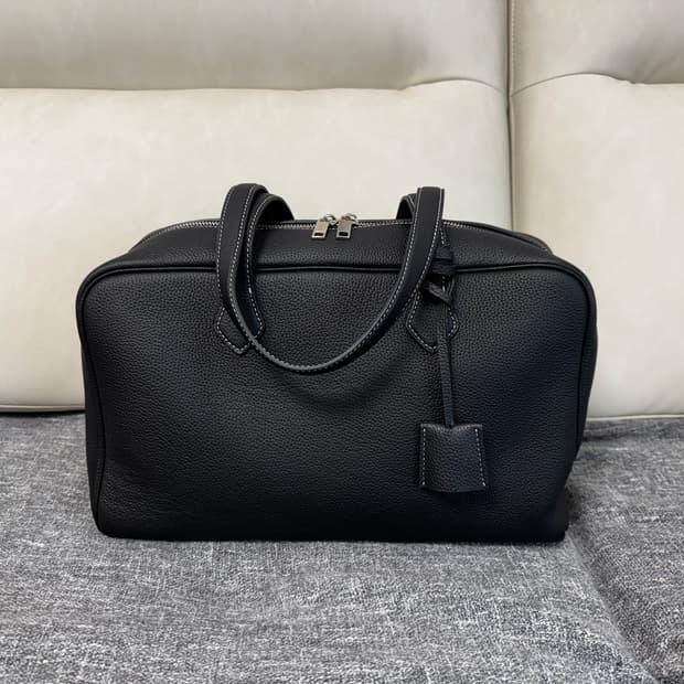 페블엠 볼링 숄더백 라지 블랙