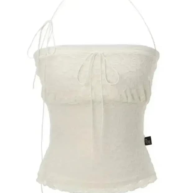 쓰리타임즈 리사 튜브 탑 아이보리 M