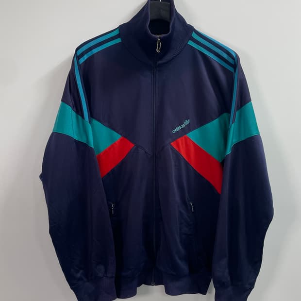 80s 아디다스 올드스쿨 트랙탑 져지 (on.243)