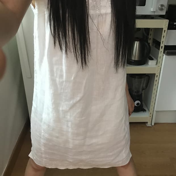 007. embroidered linen dress