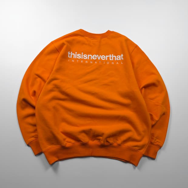 디스이즈네버댓 빅로고 박시핏 헤비 스웻 먄투맨 (XL)