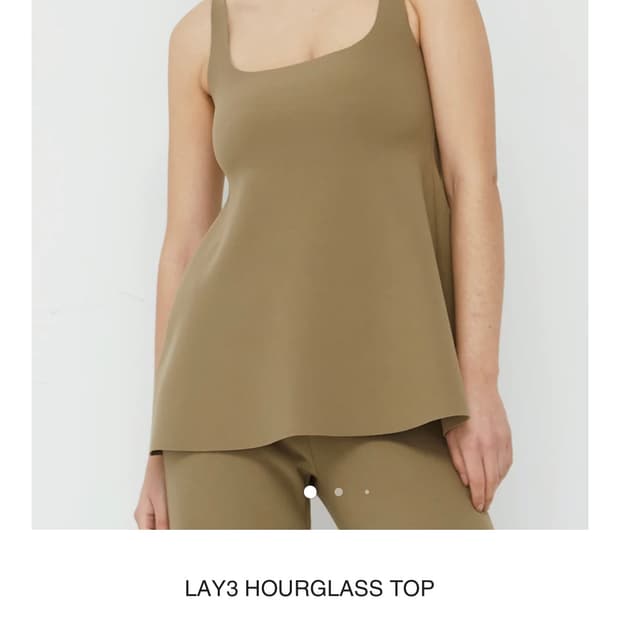 비롯 아워글래스 탑 LAY3 HOURGLASS TOP 