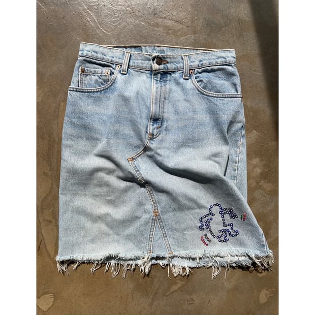 90’s Levi’s Keith Haring Denim Skirt