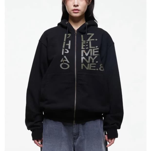 더콜디스트모먼트 후드 집업