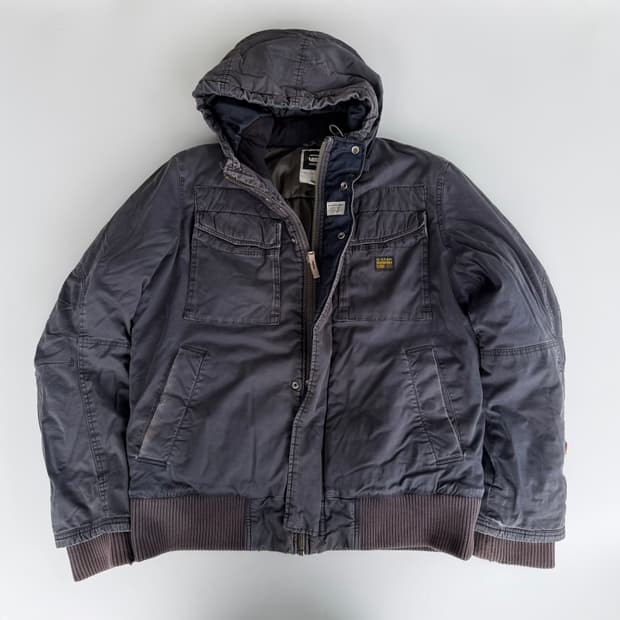 지스타 로우 빈티지 워싱 자켓