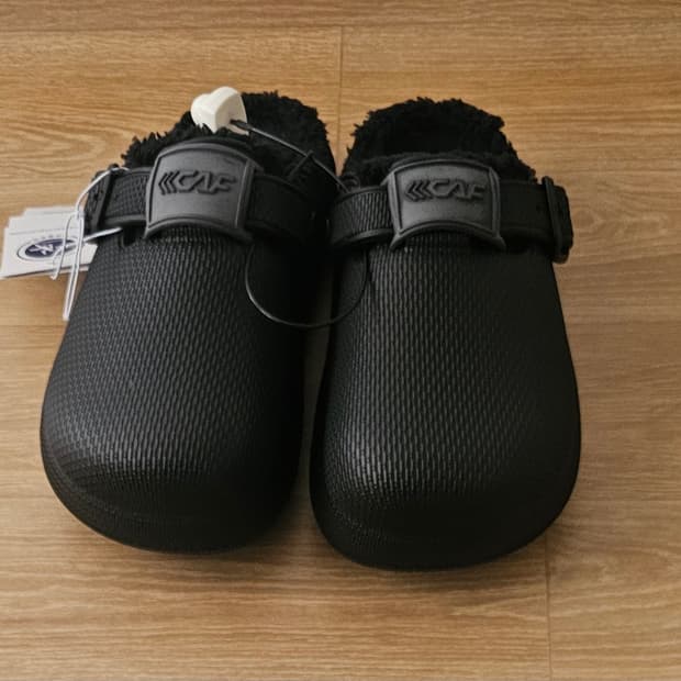 르까프 블랙 방한버클슬리퍼 260새상품미개봉 