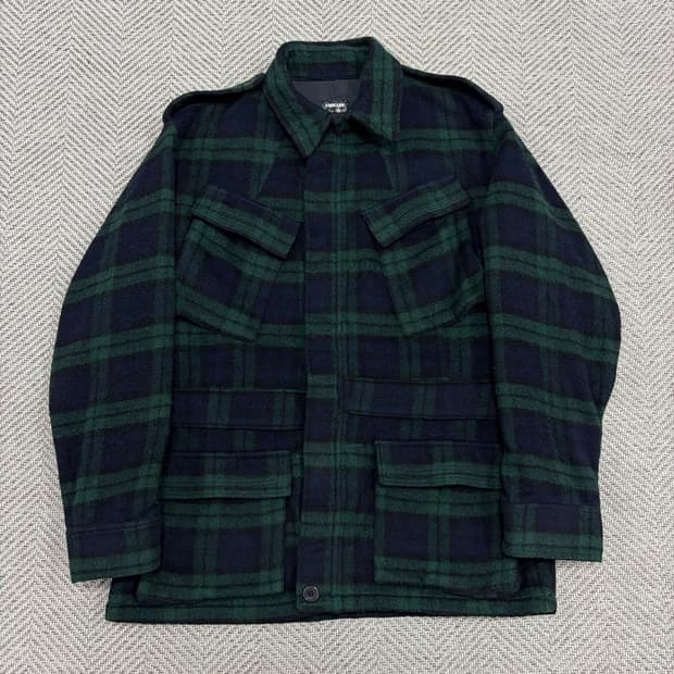 TRIDEX 울블렌드 체크 자켓 v3147