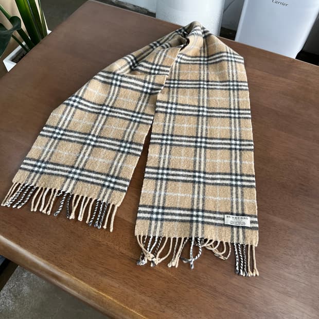 버버리 램스울 머플러