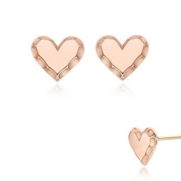 스톤헨지 14k 하트 귀걸이 2종