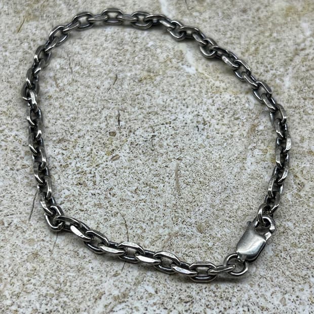 노트링크 체인팔찌 4mm 남자팔찌 크롬하츠무드