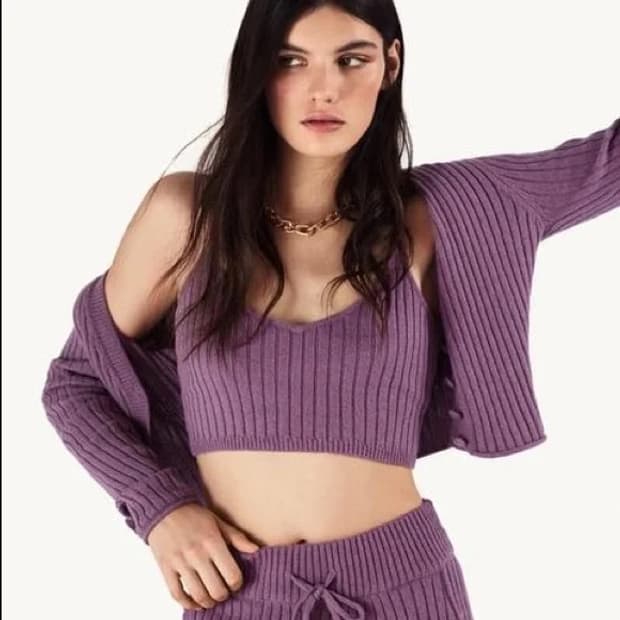 자라 가디건 + 나시탑 세트