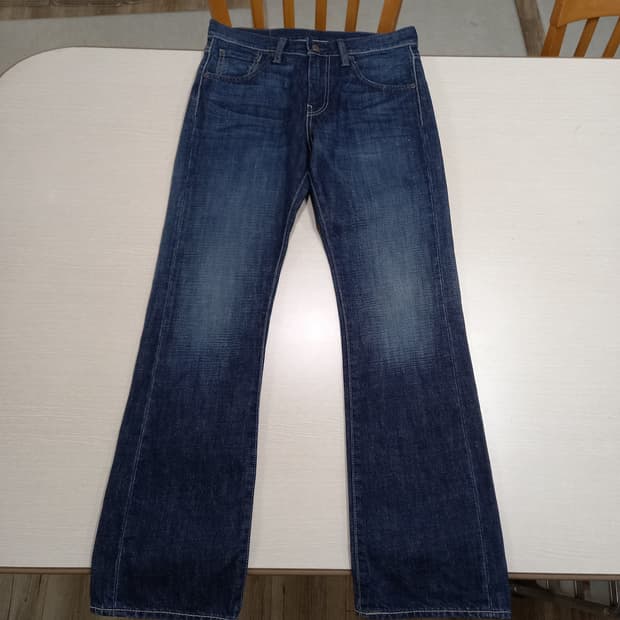 30 리바이스527 Mexico 워싱 약부츠컷 진청 30-135