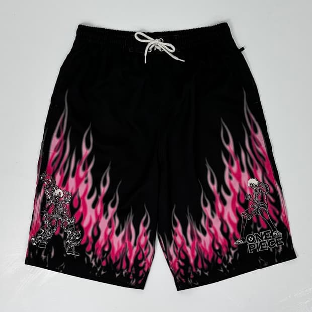 onepiece fire shorts