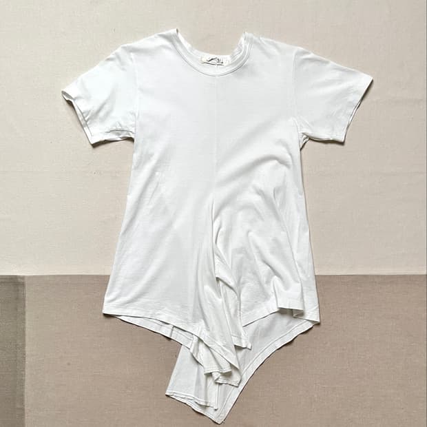 꼼데가르송 컷오프 플레어 롱 티셔츠 comme des garcons