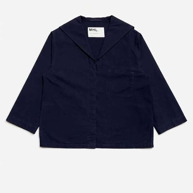 JPN 일본 빈티지 아메카지 MHL 마가렛호웰 네이비 세일러 카라 자켓